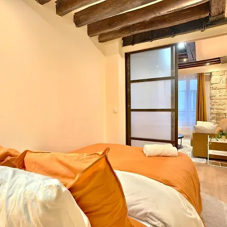 公寓 Loft For 4 By Chatelet & Montorgueil & Metro N2-46 *